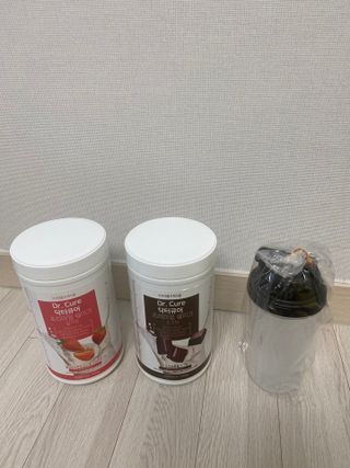뉴트리션팩토리 닥터큐어 프리미엄쉐이크 다이어트쉐이크 — 4점을 준 리뷰어가 2021년 10월 올린 사용 사진