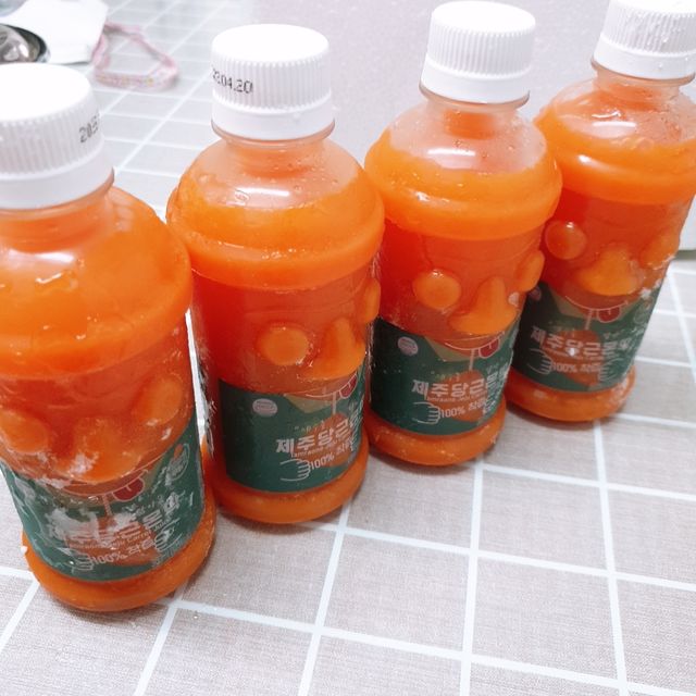 무농약 당근과즙으로 건강한 당근주스, 당근몬딱주스 리뷰 사진