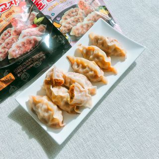 삼양냉동 [삼양] 얇은피불닭왕교자+얇은피까르보불닭왕교자 총4팩 — 5점을 준 리뷰어가 2021년 2월 올린 사용 사진