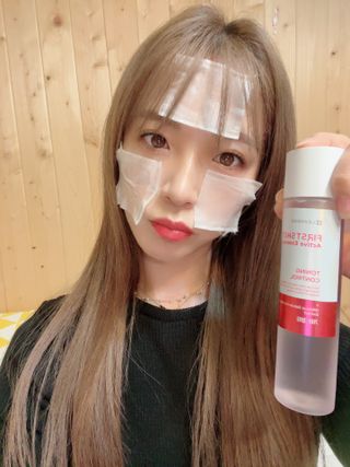 리더스코스메틱 리더스 퍼스트 샷 액티브 에센스 토닝 컨트롤 & 포어 컨트롤 — 5점을 준 리뷰어가 2021년 11월 올린 사용 사진
