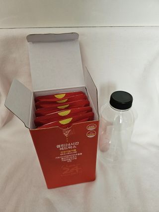 클린24시간 레드박스 1BOX(5포) + 전용보틀(500ml) — 4.5점을 준 리뷰어가 2024년 3월 올린 사용 사진