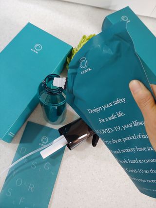 코박 스프레이 살균수  500ml 세트 — 5점을 준 리뷰어가 2022년 6월 올린 사용 사진