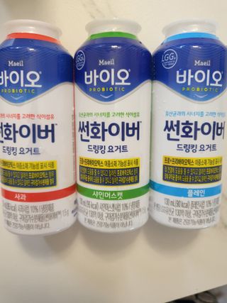 LIVE 매일바이오 썬화이버 드링킹 요거트 — 5점을 준 리뷰어가 2022년 8월 올린 사용 사진
