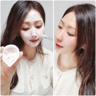 약손명가코스메틱 필킨 블룸 셀 브라이트닝 마스크 — 5점을 준 리뷰어가 2022년 6월 올린 사용 사진