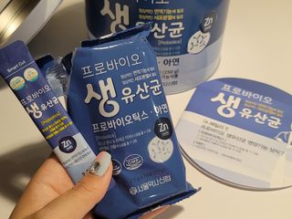 서울약사신협_프로바이오생유산균_2.5G x 100포 — 5점을 준 리뷰어가 2021년 4월 올린 사용 사진