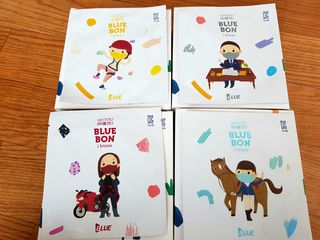 [블루 본 아이노우] 유아용 컬러마스크 40 PCS SET 2중 택 1 — 5점을 준 리뷰어가 2021년 4월 올린 사용 사진