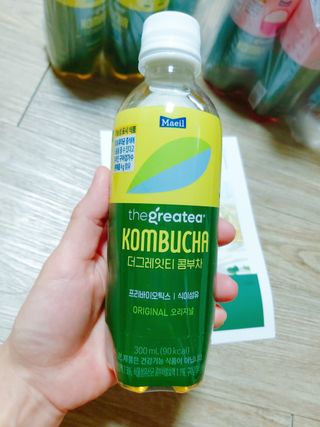 더그레잇티 콤부차 300ml *12개입 (오리지널 6개+베리리치 6개) — 5점을 준 리뷰어가 2022년 7월 올린 사용 사진