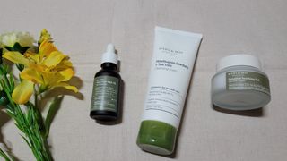 마리엔메이 센서티브 수딩 젤 크림 + 어성초 티트리 추출물 세럼 + 어성초 티트리 모공 클렌징 폼 — 5점을 준 리뷰어가 2021년 9월 올린 사용 사진