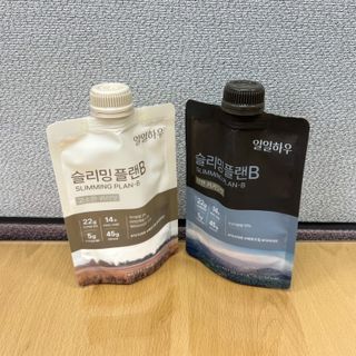 일일하우 슬리밍 플랜B 고소한 귀리맛, 진한 카카오맛 (체중조절식) — 5점을 준 리뷰어가 2023년 7월 올린 사용 사진