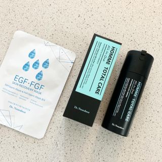 Dr.느루벗 느루벗 옴므 토탈 케어 올인원 118ml 남자 남성 스킨 로션 에센스 크림 화장품 — 4.5점을 준 리뷰어가 2021년 4월 올린 사용 사진