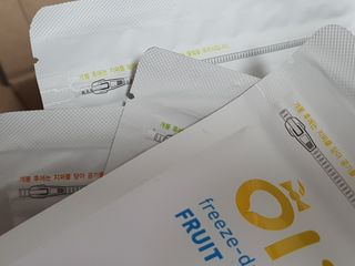 동결건조 과일칩 이치비야 4종 set — 5점을 준 리뷰어가 2021년 9월 올린 사용 사진