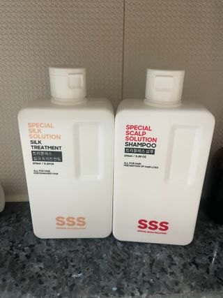 트리플에스 탈모 샴푸 275ml + 실크 트리트먼트 275ml — 5점을 준 리뷰어가 2021년 2월 올린 사용 사진