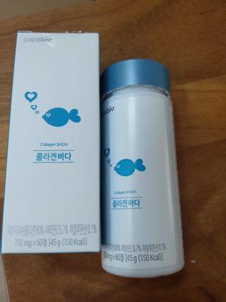 파파비오랩 승무원 콜라겐 콜라겐바다 — 4점을 준 리뷰어가 2020년 12월 올린 사용 사진