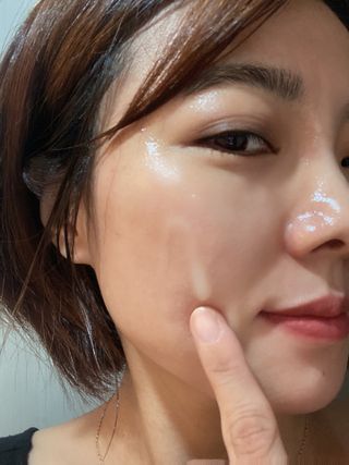 냉장고에 넣어요, 붉은 트러블 피부 다음날 진정되요 [버진팜스 푸딩수딩아토] — 3.5점을 준 리뷰어가 2021년 9월 올린 사용 사진