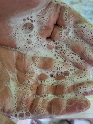 빅그린 니치 퍼퓸 바이옴바디워시 500ml(상탈, 블랙베리&베이, 블랑쉐 3종 중 택1) — 5점을 준 리뷰어가 2022년 7월 올린 사용 사진
