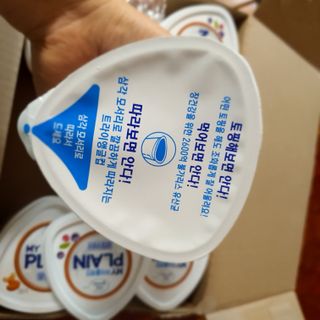 떠먹는불가리스 마이플레인 요거트 435g 6개입 — 5점을 준 리뷰어가 2021년 3월 올린 사용 사진