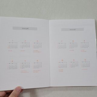 리훈 2022년 아이라이크 다이어리 — 4.5점을 준 리뷰어가 2021년 10월 올린 사용 사진