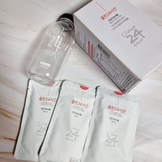 클린24시간 1BOX(5포) + 전용보틀(500ml) — 5점을 준 리뷰어가 2022년 8월 올린 사용 사진