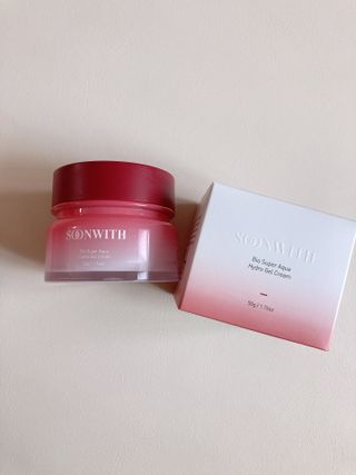 SOONWITH 바이오 수퍼 아쿠아 하이드로 젤 크림 — 4점을 준 리뷰어가 2021년 5월 올린 사용 사진