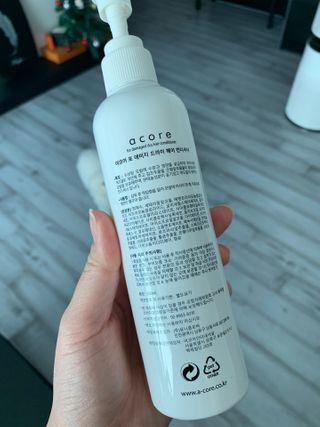 어코어 데미지케어 컨디셔너 — 5점을 준 리뷰어가 2021년 2월 올린 사용 사진