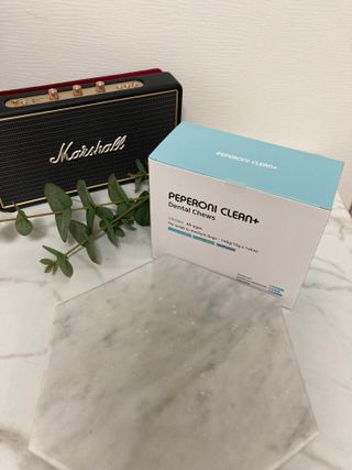 페페로니 2종 세트 클린플러스 덴탈껌 치킨+덕 — 5점을 준 리뷰어가 2021년 7월 올린 사용 사진