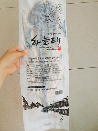 [오늘바스켓] 용대리 손질하늘태 130g — 5점을 준 리뷰어가 2021년 5월 올린 사용 사진