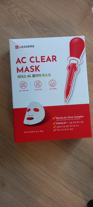 리더스코스메틱 리더스 AC 클리어 마스크/10매 — 5점을 준 리뷰어가 2022년 5월 올린 사용 사진