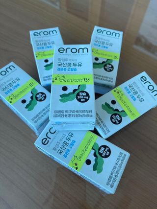 이롬 erom 황성주박사의 국산콩 두유 검은콩 고칼슘 — 5점을 준 리뷰어가 2020년 12월 올린 사용 사진