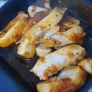 굽네몰 [굽네] 소스가 맛있는 닭가슴살 슬라이스 4종 — 5점을 준 리뷰어가 2021년 11월 올린 사용 사진