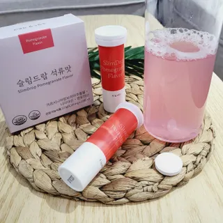 [슬림드랍 석류맛] 건기식 다이어트 보조제 겸 비타민 — 5점을 준 리뷰어가 2022년 3월 올린 사용 사진
