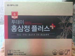 서울약사신협_투데이홍삼정플러스스틱_10g x 30포 — 5점을 준 리뷰어가 2021년 7월 올린 사용 사진