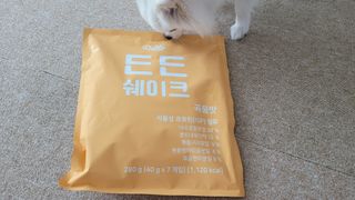 [덜다] 든든 식물성 단백질 쉐이크 40g X 7입 (곡물/딸기) — 5점을 준 리뷰어가 2023년 8월 올린 사용 사진