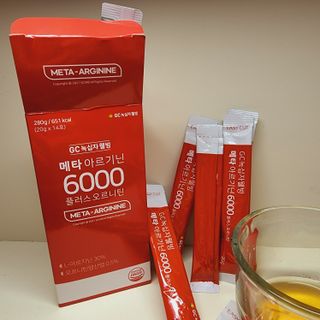 메타아르기닌 GC녹십자웰빙 메타 아르기닌 6000 플러스 오르니틴 — 5점을 준 리뷰어가 2022년 5월 올린 사용 사진