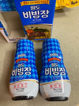 팔도비빔장 시그니처 380g 2개 — 4점을 준 리뷰어가 2022년 1월 올린 사용 사진