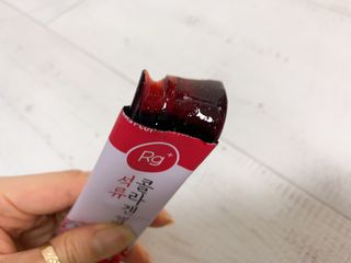 함초록 Rg+ 석류콜라겐젤리 — 5점을 준 리뷰어가 2021년 3월 올린 사용 사진