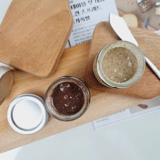 진테이블 발.견 스프레드  오리지널믹스 90g + 카카오스윗믹스 90g 2종 세트 — 4점을 준 리뷰어가 2022년 7월 올린 사용 사진