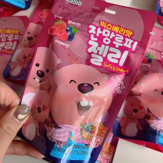 [팔도] 잔망루피젤리 믹스베리맛 42g 8개 — 5점을 준 리뷰어가 2022년 1월 올린 사용 사진