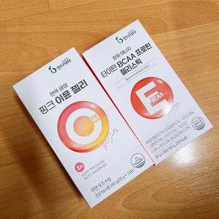 인디닥터 면역 생생 핑크 이뮨 젤리 + 타이탄 BCAA 프로틴 젤리스틱 — 5점을 준 리뷰어가 2022년 4월 올린 사용 사진