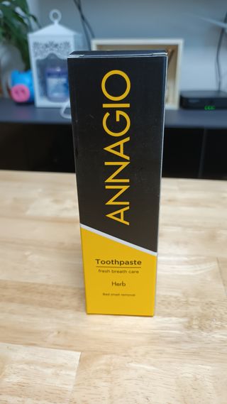 [지오클린] 안나지오 구취케어  기능성 치약 칫솔 세트 (칫솔 5 개+치약 100g 1 개 ) — 5점을 준 리뷰어가 2022년 6월 올린 사용 사진