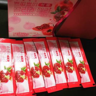 헬스업_쁘띠쁘띠석류콜라겐젤리_20g x 14포 — 5점을 준 리뷰어가 2021년 3월 올린 사용 사진