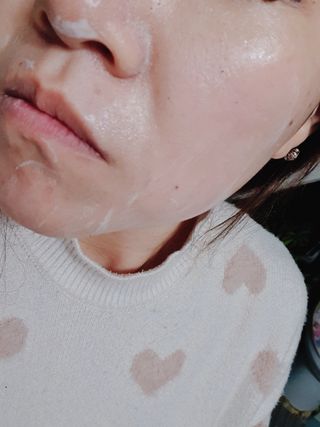 리더스코스메틱 리더스 밀크 밸런싱  마스크  솝 — 5점을 준 리뷰어가 2021년 12월 올린 사용 사진