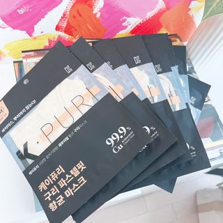 [케이퓨리] 케이퓨리 항균 구리마스크 15매 (대형/중형/키즈) — 5점을 준 리뷰어가 2022년 12월 올린 사용 사진
