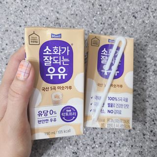 소화가 잘되는 우유 국산 5곡 미숫가루 — 5점을 준 리뷰어가 2021년 9월 올린 사용 사진