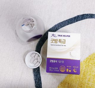 트루헬퍼 굿밤 특급 건강 보조제 수면 1박스 2개월분 — 4.5점을 준 리뷰어가 2023년 4월 올린 사용 사진