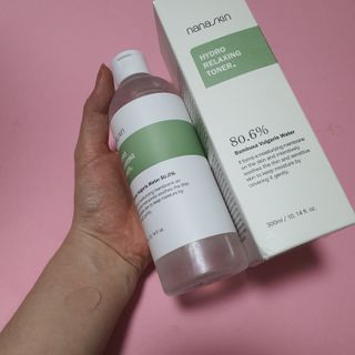 나나스킨 하이드로릴렉싱토너 — 5점을 준 리뷰어가 2021년 6월 올린 사용 사진
