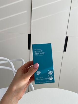 클린24시간 슬림앤유산균 1박스 (3.5g X 15포) — 5점을 준 리뷰어가 2022년 12월 올린 사용 사진