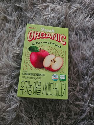 올바이오 [쿠팡 구매] 유기농 애플사이다비니거 애사비 스틱 15p, 300g, 1개 — 5점을 준 리뷰어가 2025년 1월 올린 사용 사진
