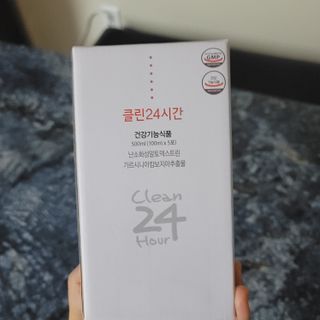 클린24시간 1BOX(5포) + 전용보틀(500ml) — 5점을 준 리뷰어가 2022년 7월 올린 사용 사진