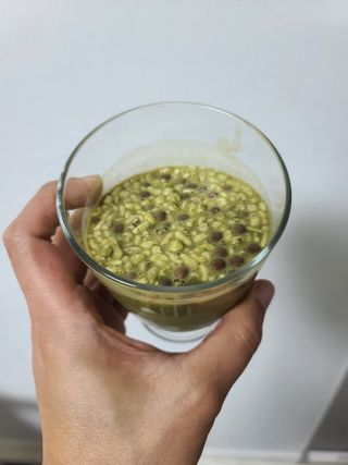 [뷰캔] 건강한 식사대용 앰퍼샌드 단백질 쉐이크 초코&말차 50g — 5점을 준 리뷰어가 2022년 6월 올린 사용 사진