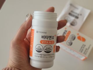 프리마인 성큼다가온 봄, 이너뷰티를 챙겨야 피부도 화사하게, 컨디션도 활기차게. 흡수율을 높인 고효율 비타민. — 5점을 준 리뷰어가 2023년 4월 올린 사용 사진